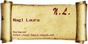 Nagl Laura névjegykártya
